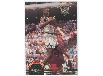 1992-93 Topps Stadium Club #247 Shaquille O'Neal '92 Draft Pick Rookie