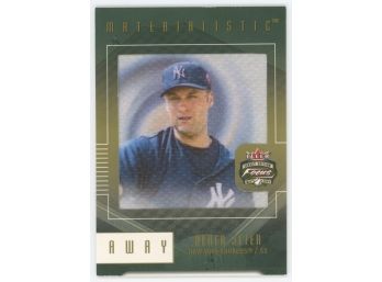 2003 Fleer Focus Baseball #MDJ Derek Jeter Materialistic Player Worn Material Card