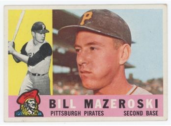 1960 Topps Baseball #55 Bill Mazeroski