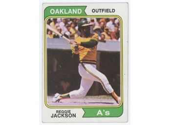 1974 Topps Baseball #130 Reggie Jackson