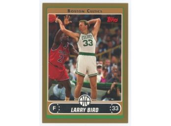 2006-07 Topps Basketball #33 Larry Bird Bronze Border