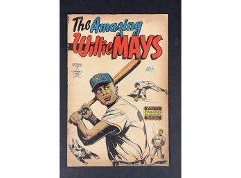 1954 The Amazing Willie Mays Comic Book THIS IS A FAMOUS FUNNIES PUBLICATION