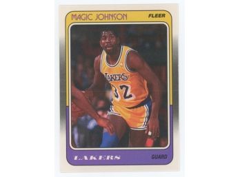 1988-89 Fleer Basketball #67 Magic Johnson