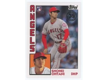 2019 Topps Baseball #84-25 Shohei Ohtani Rookie 1984 35th Anniversary