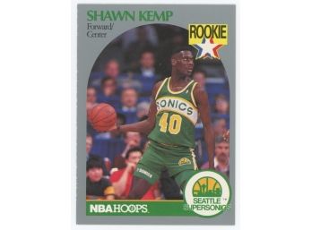 1990-91 Hoops #279 Shawn Kemp Rookie