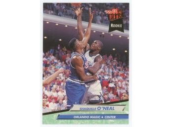 1992-93 Fleer Ultra #328 Shaquille O'Neal Rookie
