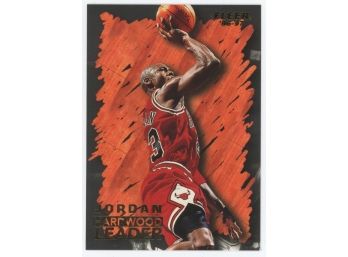 1996-97 Fleer Basketball #123 Hardwood Leader Michael Jordan