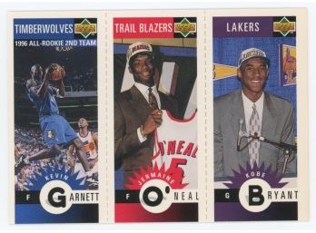 1996-97 Upper Deck Collector's Choice Minis Garnett - O'Neal - Bryant