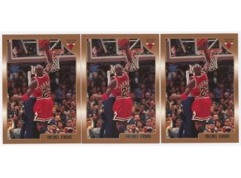 Lot Of 3 1998-99 Topps Basketball #77 Michael Jordan