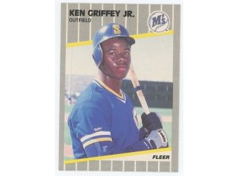 1989 Fleer Baseball #548 Ken Griffey Jr. Rookie