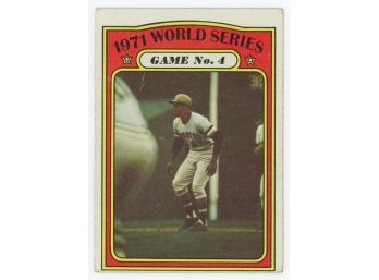 1972 Topps Baseball #226 1971 World Series Game #4