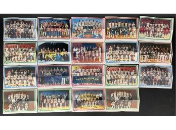 Lot Of 19 Topps Basketball Mini Posters