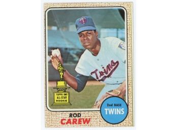 1968 Topps Baseball #80 Rod Carew 1967 All-Star Rookie