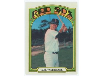 1972 Topps Baseball #37 Carl Yastrzemski