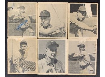 Lot Of 6 1948 Bowman Football Cards