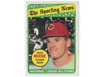1969 Topps Baseball #424 Pete Rose The Sporting News NL All-Stars