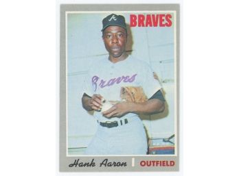 1970 Topps Baseball #500 Hank Aaron