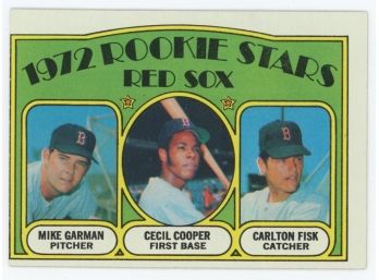 1972 Topps Baseball #79 1972 Red Sox Rookie Stars - Garman, Cooper, Fisk