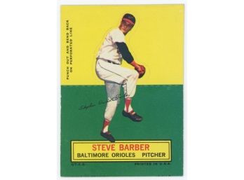 1964 Topps Stand Ups Steve Barber