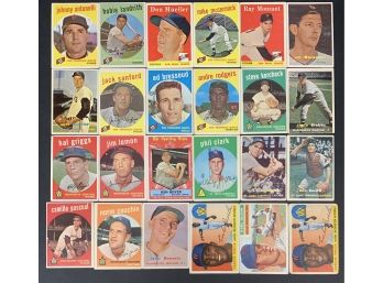 Lot Of 24 Assorted Vintage Topps Baseball Cards