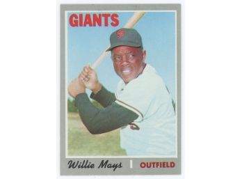 1970 Topps Baseball #600 Willie Mays