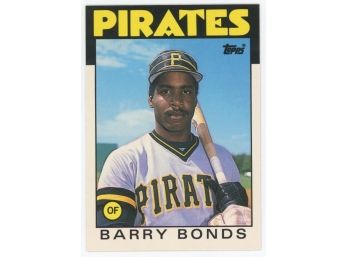 1986 Topps Traded Baseball #11T Barry Bonds Rookie