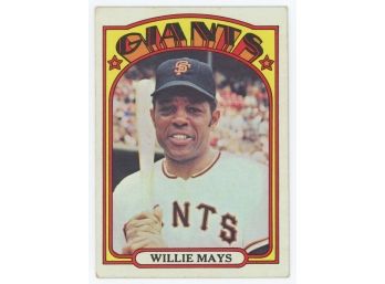 1972 Topps Baseball #49 Willie Mays