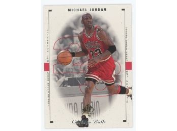 1998-99 Upper Deck Basketball #7 Michael Jordan SP Authentic