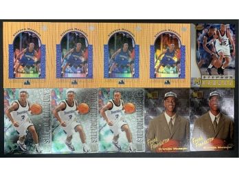 Lot Of 10 Assorted 1996-97 Stephon Marbury Second Year