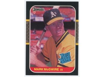 1987 Donruss Baseball #46 Mark McGwire Rookie