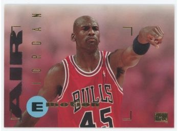 1995-96 Skybox Basketball #100 Michael Jordan Air E-Motion