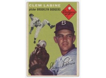 1954 Topps Baseball #121 Clem Labine