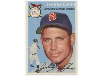1954 Topps Baseball #19 Johnny Lipon