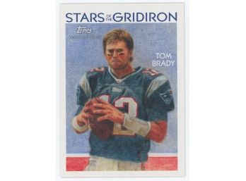 2009 Topps National Chicle Football #SG-1 Tom Brady Stars Of The Gridiron