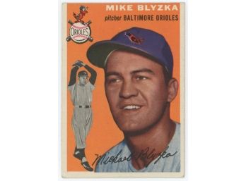 1954 Topps Baseball #152 Mike Blyzka