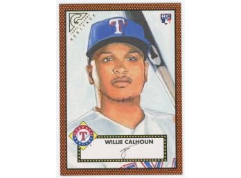 2018 Topps Heritage Gallery Baseball #H6 Willie Calhoun Rookie
