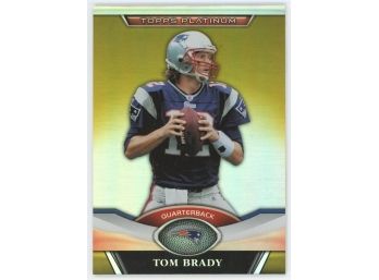 2011 Topps Platinum Football #70 Tom Brady