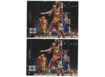 Lot Of 2 1997-98 Upper Deck Basketball #58 Kobe Bryant Second Year