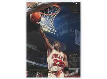 1993-94 Topps Stadium Club Basketball #1 Michael Jordan Triple Double