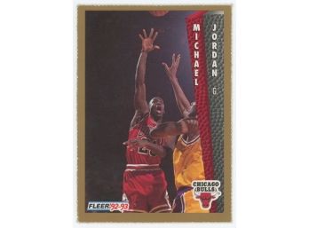 1992-93 Fleer Basketball #32 Michael Jordan