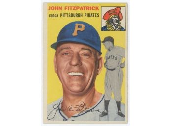 1954 Topps Baseball #213 John Fitzpatrick