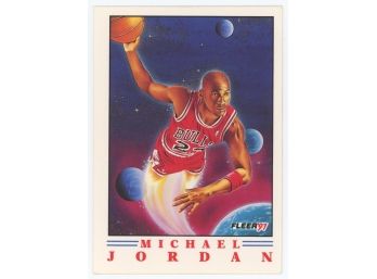 1991-92 Fleer Basketball Pro-Vision #2 Michael Jordan