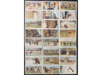 Near Complete Set (1-24 Of 25) 1929 Churchman Sports & Games In Many Lands Tobacco Cards