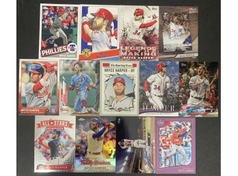Lot Of 13 Assorted Bryce Harper
