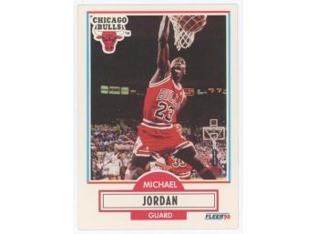 1990-91 Fleer Basketball #26 Michael Jordan