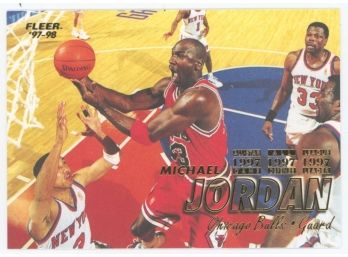 1997-98 Fleer Basketball #23 Michael Jordan