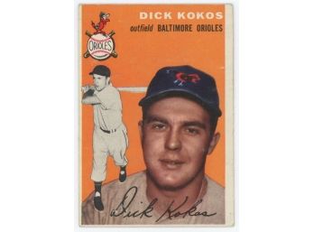 1954 Topps Baseball #106 Dick Kokos