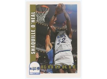 1992-93 Hoops #442 Shaquille O'Neal Rookie