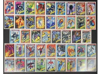 Lot Of 44 (#1-44) 1990-91 Impel Marvel Comics Superhero Trading Cards
