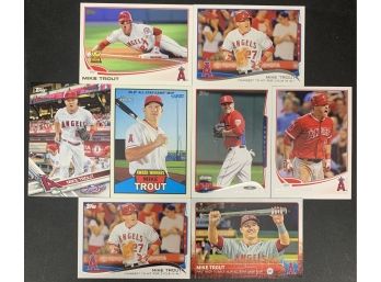 Lot Of 8 Assorted Mike Trout